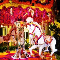 Wynn carousel of flowers